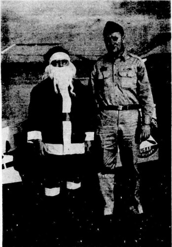 Santa Arrives at the Airport Courtesy of Bulloch Times