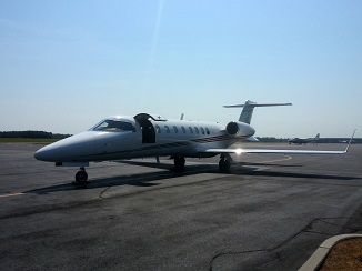 jet on ramp