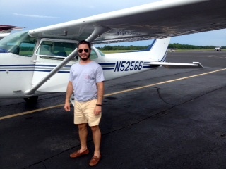 Jordan Senecal soloed at Statesboro Bulloch County Airport
